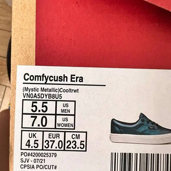 NEW Vans Authentic Comfy Cush Shoes Women's 7 - Picture 7 of 7